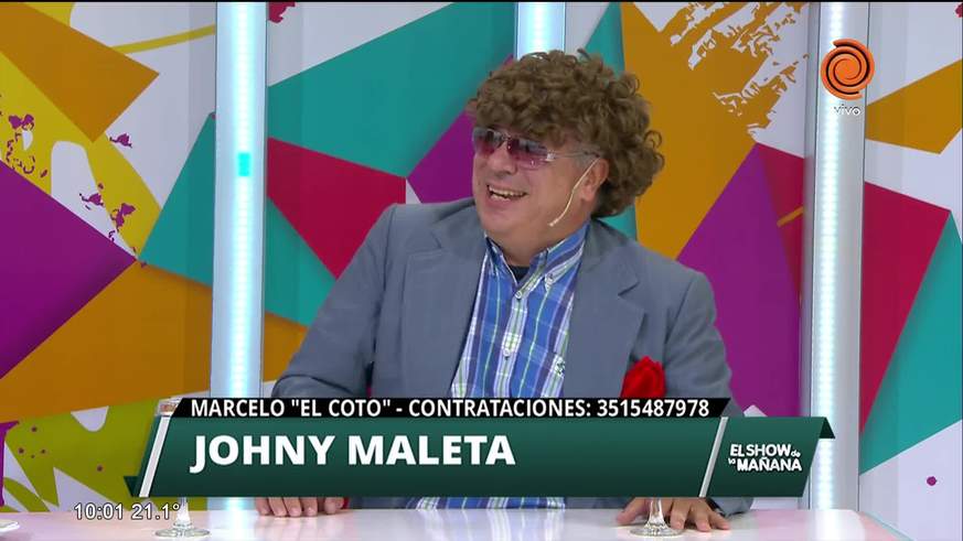 Llegó el humor con Johny Maleta