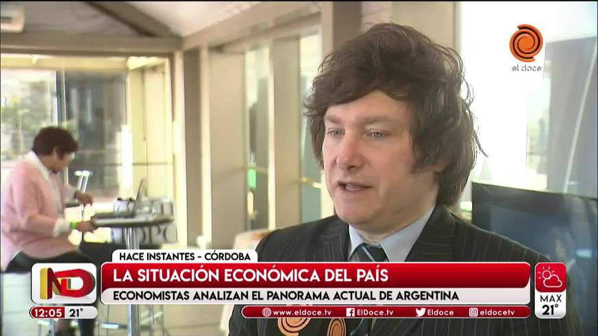 Javier Milei: "El 90 por ciento del problema es por factores domésticos"