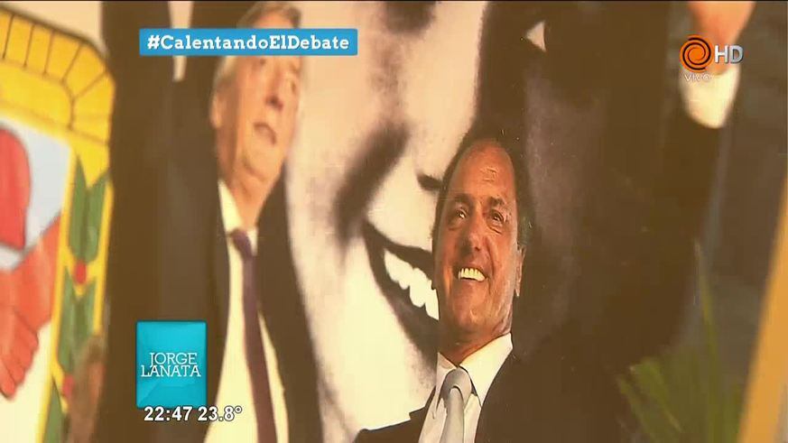 Scioli, a solas con Lanata