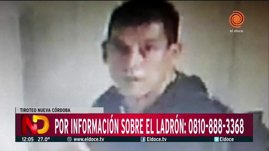 Tiroteo en Nueva Córdoba: piden ayuda para dar con el sospechoso