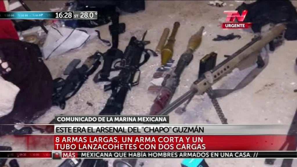 Las primeras imágenes del operativo contra "el Chapo"