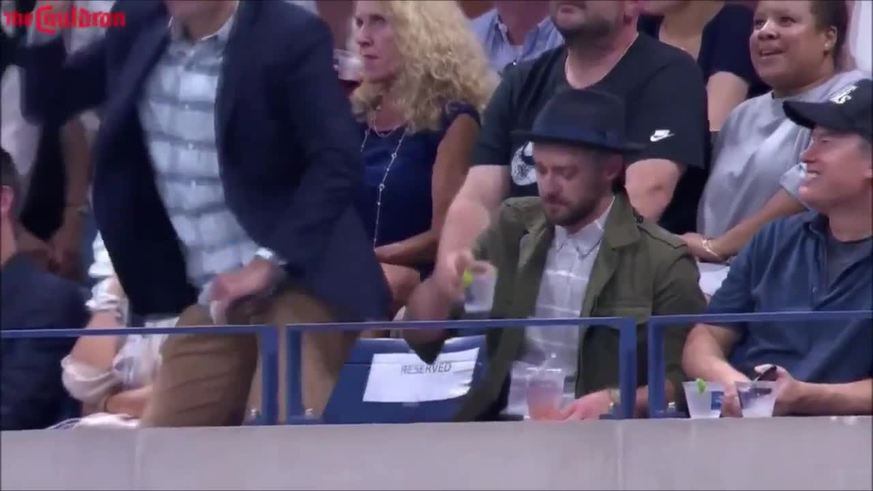 Justin Timberlake y Jimmy Fallon bailan en el Us Open