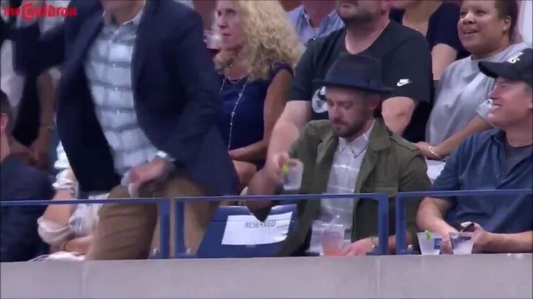 Justin Timberlake y Jimmy Fallon bailan en el Us Open