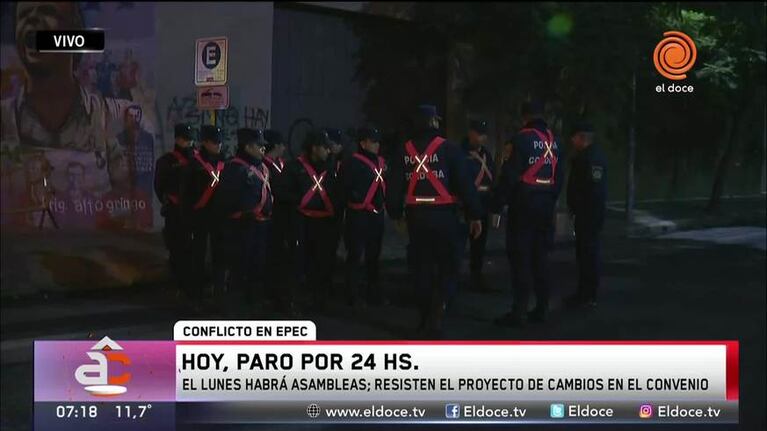 Luz y Fuerza arrancó un paro por 24 horas