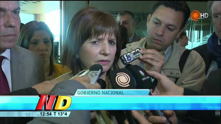 Patricia Bullrich habló de la seguridad del Presidente 