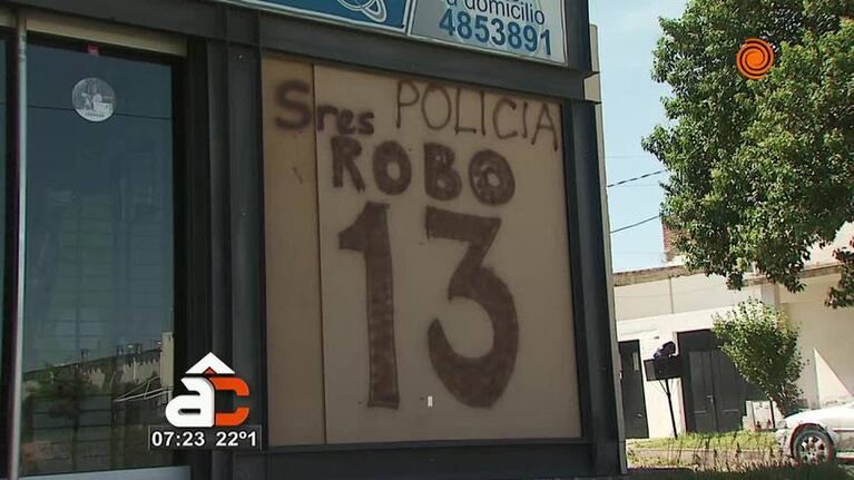Robaron 13 veces en una farmacia en Quebrada de las Rosas