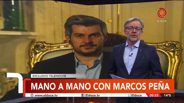 Marcos Peña en Telenoche: "De Vido debería explicar las causas que tiene"