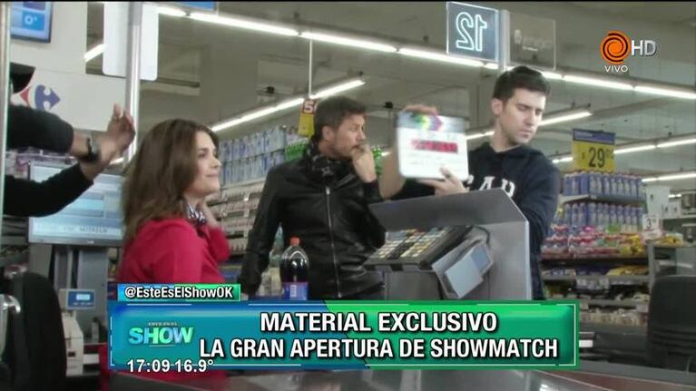 Araceli González en la apertura de ShowMatch