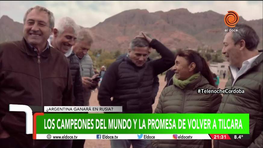 Los campeones del mundo cumplieron la promesa de Tilcara