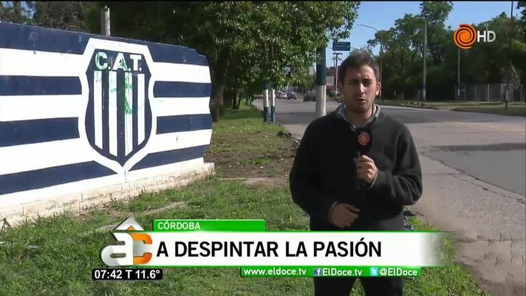 En contra de las pintadas de los hinchas cordobeses