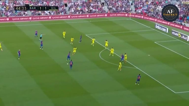 Messi brilló ante el Villarreal