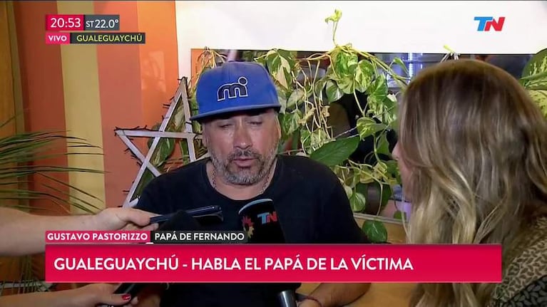 Por primera vez habló el padre de Fernando Pastorizzo