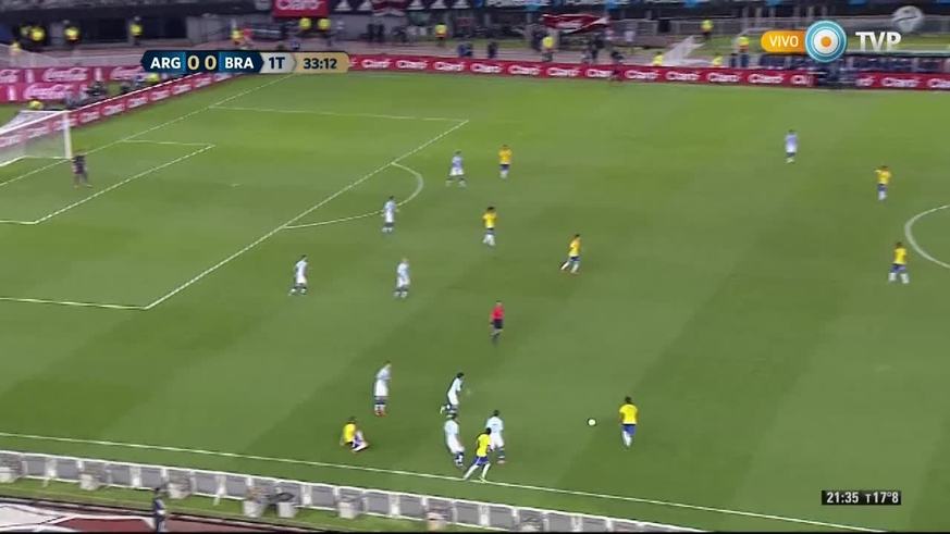 El gol de Lavezzi ante Brasil