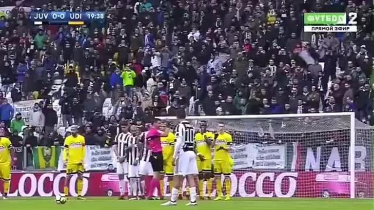¡Golazo! El preciso tiro libre de Dybala para la Juventus