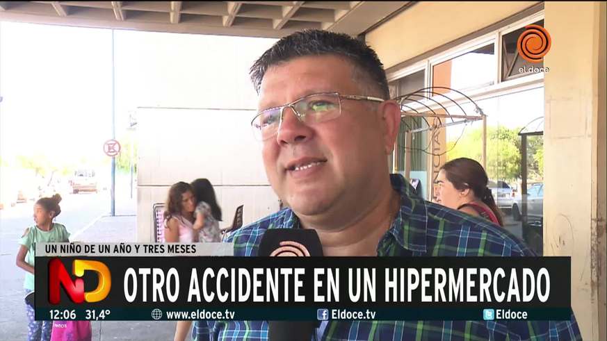 A un bebé le amputaron un dedo por un accidente en un hiper