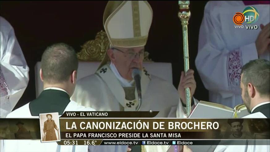 El Papa Francisco declaró santo al Cura Brochero