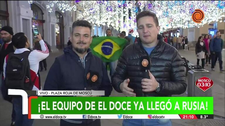 ¡Los enviados de El Doce están en Rusia!