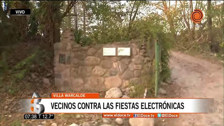 Quejas por las fiestas electrónicas en Villa Walcarde