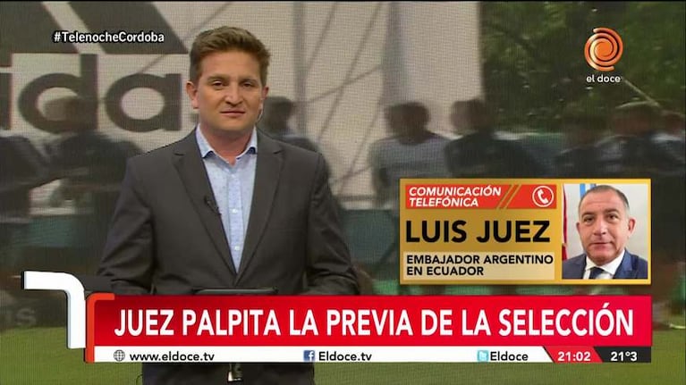 Luis Juez: "Ecuador va a jugar a cara de perro"