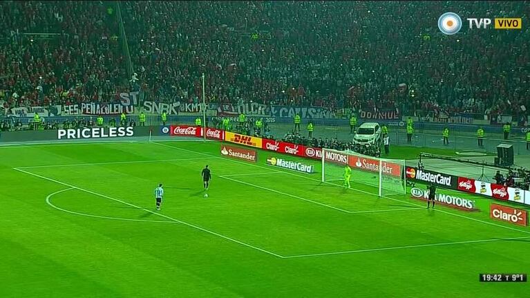 El penal convertido de Messi