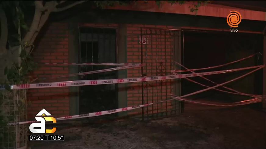 Incendio en una casa: una adolescente y su bebé graves