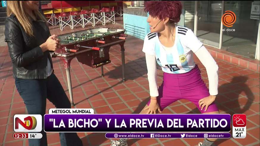 La Bicho se prendió al Metegol Mundial