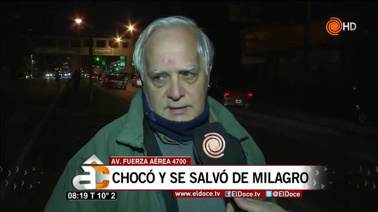 Choque múltiple en la avenida Fuerza Aérea