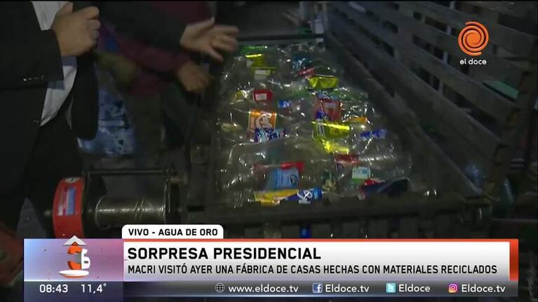 Así trabaja la fábrica del cordobés visitado por Macri