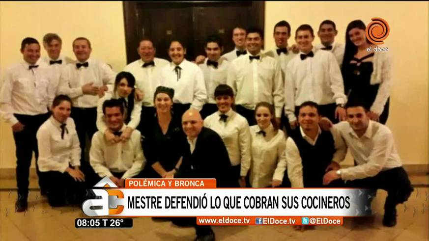 El intendente Mestre defendió lo que cobran sus cocineros