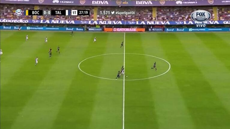 Obra de arte de Pavón y gol de Bou