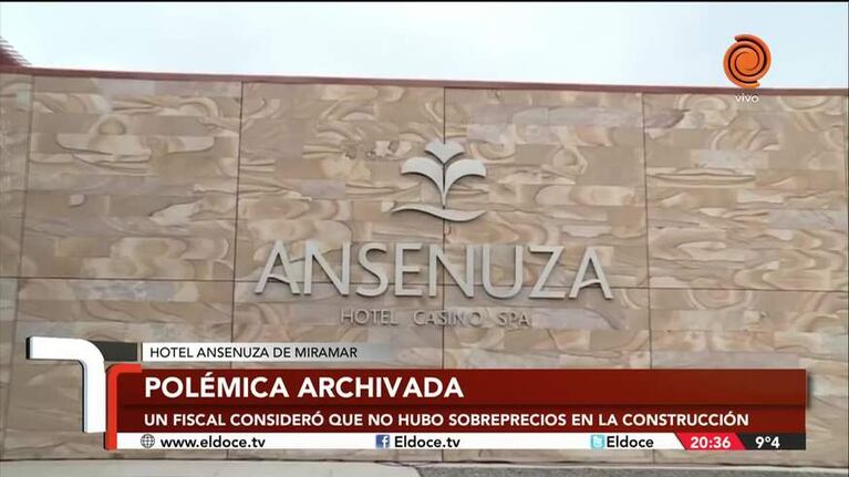Hotel Ansenuza: un fiscal consideró que no hubo sobreprecios en la obra