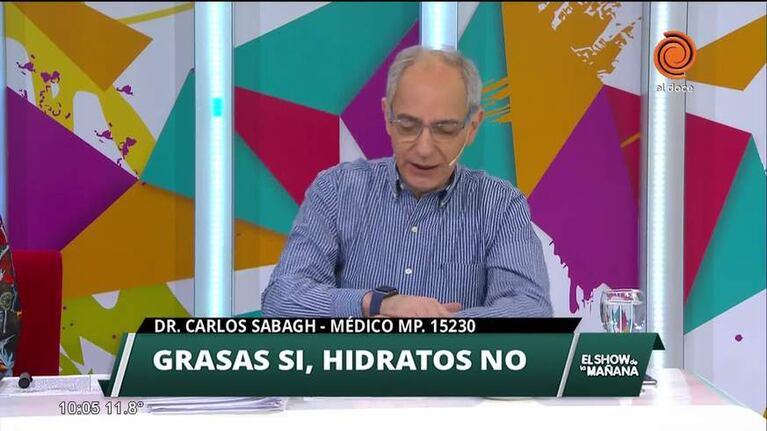 Grasas sí, hidratos no