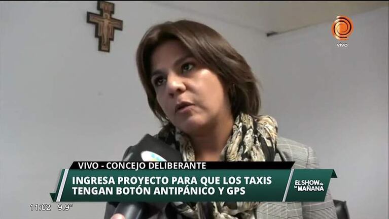 Botón antipánico y GPS para taxis