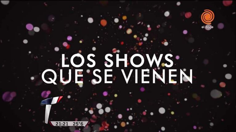 2017 recargado: los shows que se vienen