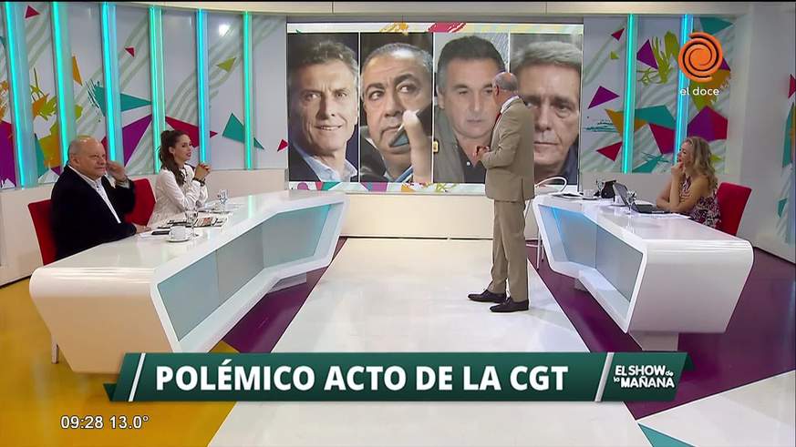 Polémico acto de la CGT