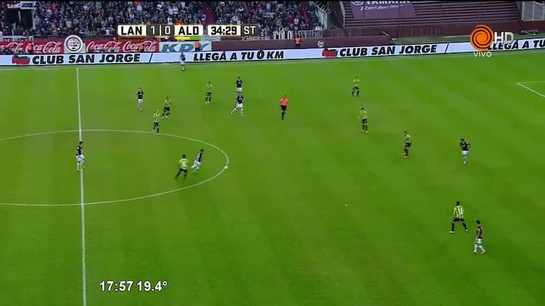 Sand metió el segundo gol de Lanús