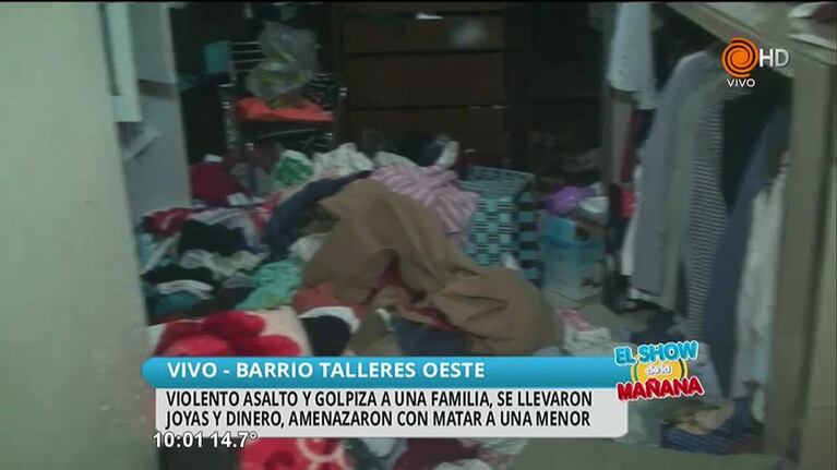 Asaltan brutalmente a una familia