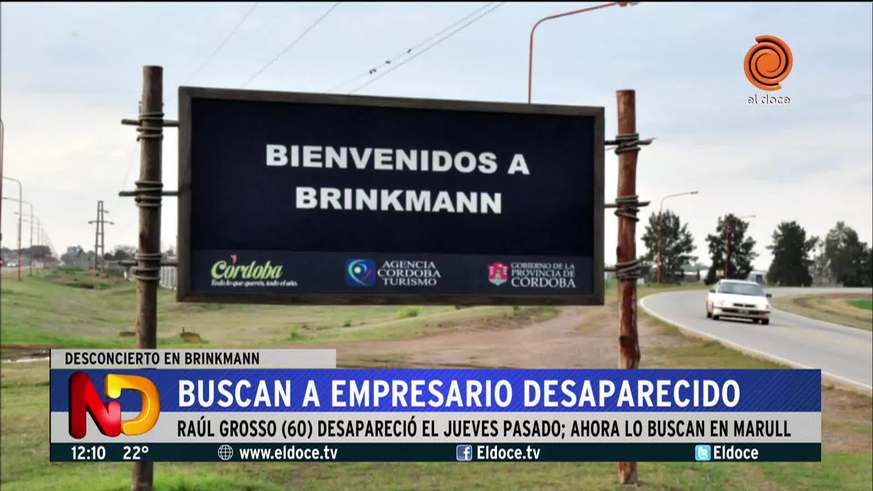 Buscan a un empresario desaparecido de Brinkmann
