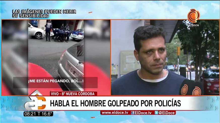 Habló el hombre que denuncia una golpiza policial