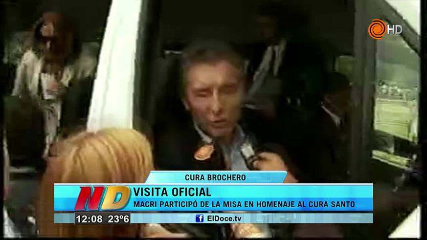 Macri: "Que Dios y el cura Brochero me iluminen"