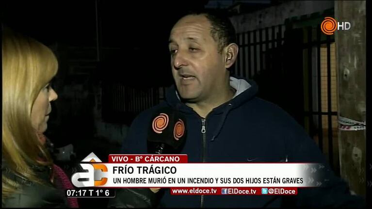 Así salvaron a los niños en el incendio de la vivienda en el barrio Cáracano