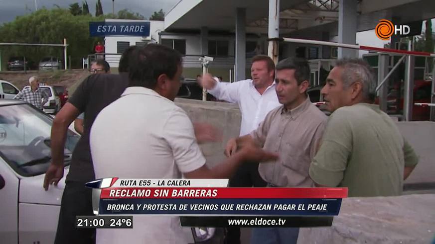 Vecinos de La Calera rechazan pagar el peaje