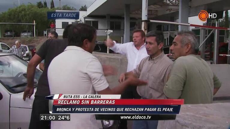 Vecinos de La Calera rechazan pagar el peaje