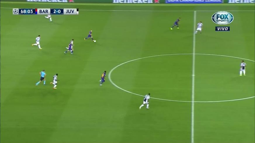 El segundo gol de Messi a la Juventus