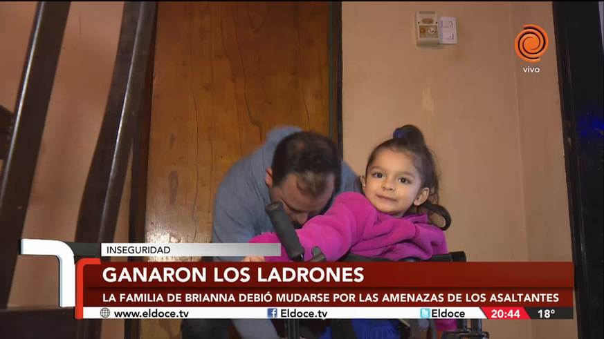 El drama de Brianna y su familia: debieron mudarse por las amenazas