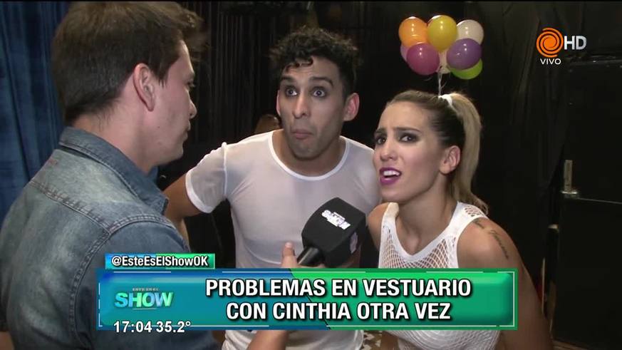 Polémica por el vestuario de Cinthia Fernández 