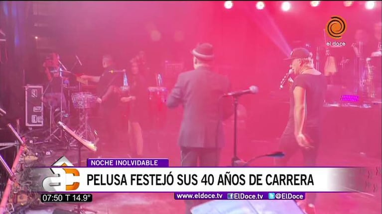 El Rey Pelusa festejó sus 40 años de carrera con un show histórico