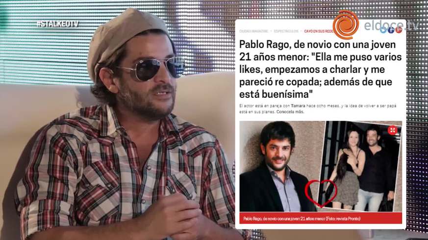 Pablo Rago: "Me levanté a mi novia por Instagram"