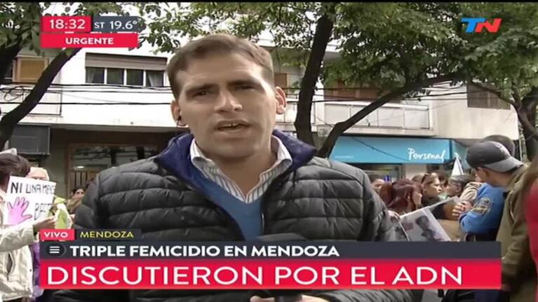La marcha tras los femicidios en Mendoza