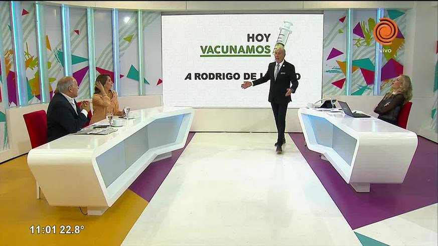 Hoy vacunamos a Rodrigo de Loredo